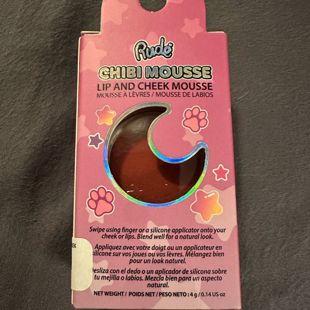 3/$15 🌸 Rude Chibi Mousse Lip and Cheek Mousse- Nyan - Picture 5 of 7